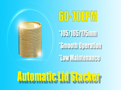 เครื่องทำฝากระป๋องโลหะอัตโนมัติ แรงดันไฟ 380V 50Hz