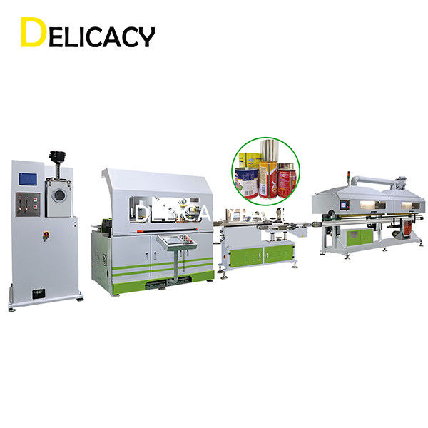 สายการผลิตกระป๋อง 75Kw 5L, เครื่องทำกระป๋องเคมีเคลือบผง