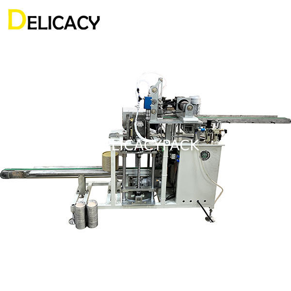 เครื่องทำฝากระป๋องโลหะอัตโนมัติ แรงดันไฟ 380V 50Hz