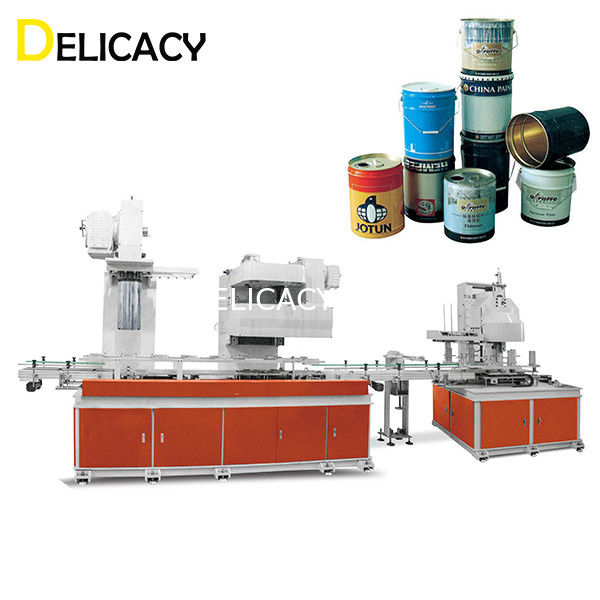 25KW 30CPM เครื่องทำกระป๋องดีบุกสายการผลิตสำหรับตัวถัง