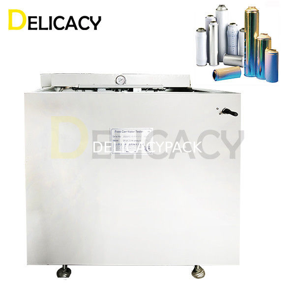 เครื่องทดสอบน้ำ Delicacy สีแบบกำหนดเองสำหรับกระป๋องสเปรย์ตรวจจับข้อบกพร่องการรั่วไหล