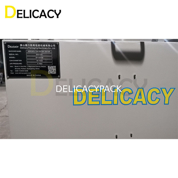 ความยั่งยืน Aerosol Can Leak Detector สําหรับ Aerosol Can ทําเครื่องสีที่กําหนดเอง