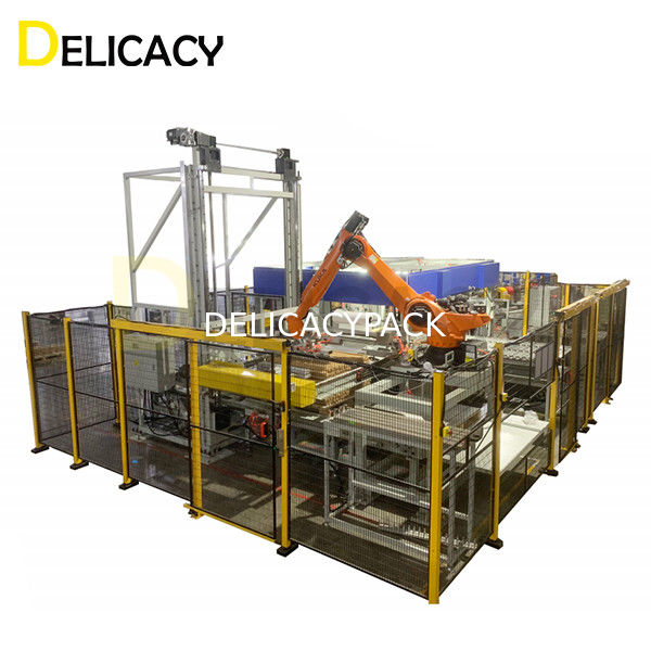 เพิ่มประสิทธิภาพการผลิตด้วยเครื่องบรรจุหุ่นยนต์อัตโนมัติเต็ม สําหรับฝาปิดที่เปลือกง่าย